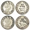 Image 1 : Princely States: Baroda, Sayaji Rao III, silver rupee (2), VS 1952 & VS 1955, KM Y36a.(2 coins)