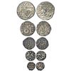 Image 1 : Princely States: Gwalior, Jayaji Rao (1843-1886 AD), silver set of 5 coins. (5 coins)
