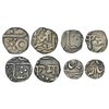 Image 1 : Princely States: Gwalior, silver coins, 2x Jayaji Rao, 1x Madho Rao & 1x Ujjain mint type. (4 coins)