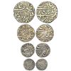 Image 1 : Princely States: Hyderabad, Mir Mahbub Ali Khan, silver set of 4 coins, Hyderabad mint. (4 coins)