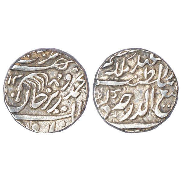 Princely States: Tonk, silver rupee, Muhammad Wazir Khan and Queen Victoria, Sironj, AH1280, 11.30g.