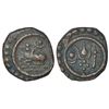 Image 1 : Princely States: Travancore, copper thira cash, BS 300.1, 1.17g.