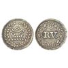 Image 1 : Princely States: Travancore, Rama Varma IV (1860-1880 AD), silver velli fanam, KM 24.1, 1.53g.