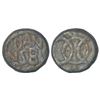 Image 1 : Indo-Danish: Christian IV (1620-1648 AD), lead cash ND, KM 5, 3.88g. Obv: Legend DAN/NSBO/(RG). Rev: