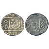 Image 1 : Bombay Presidency, Surat mint (off flan), silver rupee, 1825 incused/RY 4(6), PR 276, 11.61g.