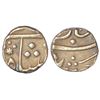 Image 1 : Bombay Presidency, Surat mint, silver ¼ rupee, privy mark 6, Stevens EIC 3.24; PR 272.