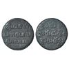 Madras Presidency, Madras mint, copper ¼ dub, ND (1807-1808 AD), Stevens EIC 3.365, 2.60g.