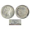 Image 1 : British India: Victoria Queen, divided legend, 2 annas, AD 1841, Calcutta mint, PR 123, GK 216