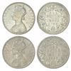 British India, Victoria Empress, silver rupee (2), AD 1898, Bombay mint, PR 184, GK 585. (2 coins)