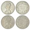 Image 1 : British India, Victoria Empress, silver rupee (2), AD 1898, Bombay mint, PR 184, GK 585. (2 coins)