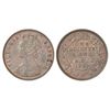 British India, Victoria Empress, copper ¼ anna, AD 1898, Calcutta mint, PR 631; GK 857, 6.65g.