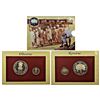 Image 1 : Republic India: 2005, 75 Years of Dandi March, Proof set of 2 coins, Mumbai mint, RB 287