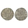 Image 1 : Foreign: Bhutan Kingdom, Hammered coinage, silver ½ rupee, Buddha symbols, KM 19-20, 4.86g.