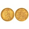 Image 1 : Foreign: Great Britain, Victoria (1837-1901 AD), gold ½ sovereign, AD 1892, KM 766, 3.99g.