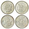 Image 1 : Foreign: United States of America, silver morgan dollar (2), AD 1880 & 1881, KM 110. (2 coins)