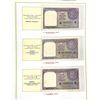 Image 3 : Paper Money: 1 rupee, set of 56 different notes, 1950 to 1994, different dates, types and signatures