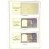 Image 4 : Paper Money: 1 rupee, set of 56 different notes, 1950 to 1994, different dates, types and signatures