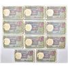 Image 1 : Paper Money: 1 rupee, full packet of 100 notes (11), 1984, Pratap Kishan Kaul, (11 packets)
