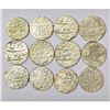 Image 2 : Large Lot: A group of 12 Mughal silver rupee, 8x Farrukhsiyar and 4x Muhammad Shah (12 coins)