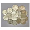 Image 1 : Large Lot: A group of 29 silver coins, 27x British India rupee & 2x USA, Half Dollar. (29 coins)