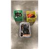 Image 1 : 2 CRATES AND TRAY OF HOLE SAW BITS, TOOLS, SHOP SUPPLIES