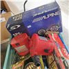 Image 2 : CRATE OF PROPANE TANKS, ALPINE CAR AUDIO SPEAKERS, INFLATORS AND MORE