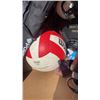 Image 2 : BOX OF SPORTS ITEMS, RACKET, BALLS, ROLLER BLADES, MONITOR AND PS3 CONSOLE