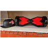 Image 1 : HOVERBOARD AS FOUND NO CHARGER DEAD BATTERY UNKNOWN WORKING CONDITION WITH HELMET
