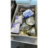 Image 2 : TRAY AND BIN OF SANDPAPER AND LIGHTBULBS
