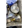 Image 3 : TRAY AND BIN OF SANDPAPER AND LIGHTBULBS