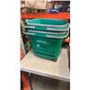 Image 2 : TRAY OF TOOLS AND 2  ROLLING SHOPPING BASKETS