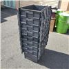 Image 1 : 8 STORAGE TOTES WITH BUILT IN LIDS