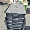 Image 3 : 8 STORAGE TOTES WITH BUILT IN LIDS