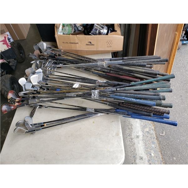 LOT OF GOLF CLUBS