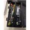 Image 10 : TOOLBOX WITH CONTENTS AND BOX OF DOORKNOBS