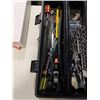Image 11 : TOOLBOX WITH CONTENTS AND BOX OF DOORKNOBS