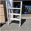 Image 1 : 4 TIER WOODEN SHELVING UNIT