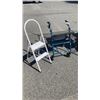 Image 1 : FOLDING MOBILITY WALKER AND 2 STEP ENDTABLE