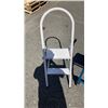 Image 2 : FOLDING MOBILITY WALKER AND 2 STEP ENDTABLE