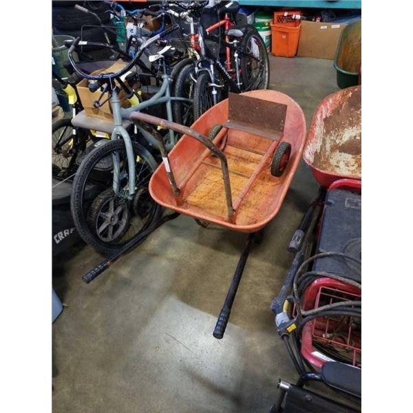 METAL GARANT WHEEL BARROW WITH CONVERTIBLE DOLLY