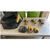 Image 1 : DEWALT 20VMAX CORDLESS TOOL SET - INCLUDES BRUSHLESS 1/4 INCH IMPACT GUN, 1/4 INCH IMPACT DRIVER, 1/