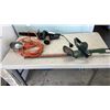 Image 1 : REMINTON ELECTRIC CHAINSAW WITH B&D ELECTRIC HEDGER AND TROUBLE LIGHT