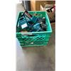 Image 1 : CRATE OF MAKITA  AND DEWAILT POWER TOOLS