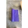 Image 2 : TOTE AND BOX OF BLANKETS, YOGA MAT, FAUX FUR THROW