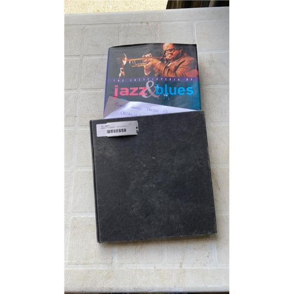 HARDCOVER BOOKS - ENCYLOPEDIA OF JAZZ AND BLVES AND JIMI HENDRIX