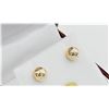 Image 2 : 10KT. YELLOW GOLD 6MM BALL EARRINGS, RETAIL $400.00