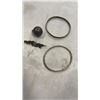 Image 1 : ELEPHANT PIN STAMPED 825, BELL CHIME PENDENT STAMPED 925 MEXICO, BANGLE STAMPED 925 MEXICO AND BANGL