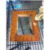Image 2 : SMALL ANTIQUE WALL MIRROR AND AS FOUND CAPIDEMONTE FLORAL