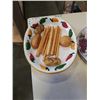 Image 2 : LARGE PLATTER WITH ARTIFICIAL BAKERY ITEMS AND NACHO PLATTER