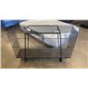 Image 1 : BLACK METAL WIRE HALL STAND WITH GLASS TOP